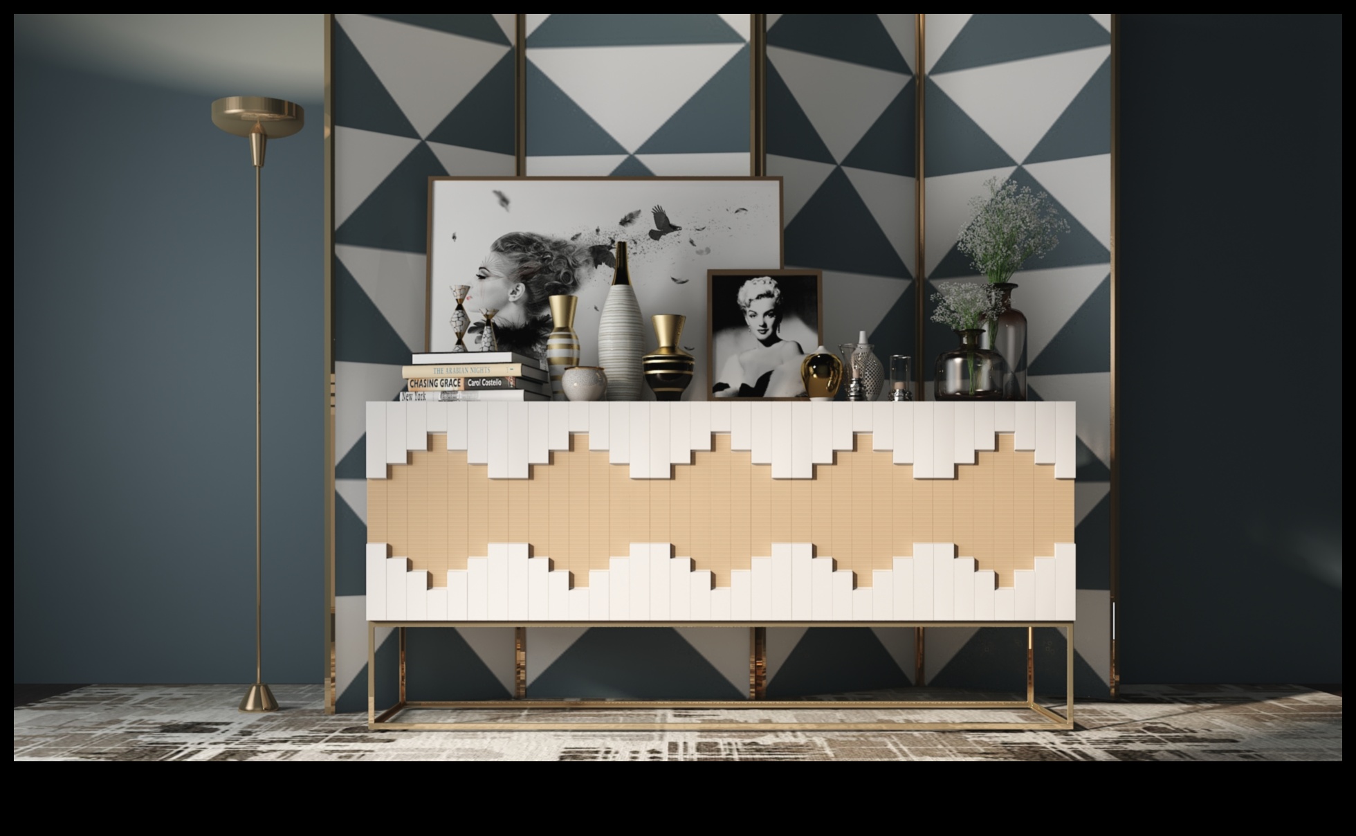 Изследване на изкуството на смесване на модели в интериорния декор