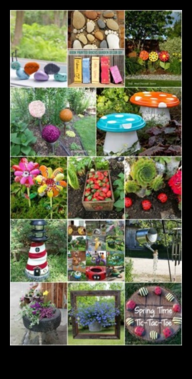 Причудлив декор на открито за омагьосване на градината