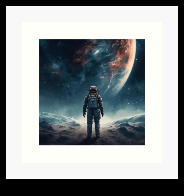 Звездни медитации: астронавти, размишляващи върху небесната шир