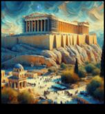 Метропол в съответствие с антиките Холандски изображения улавят вечната фантастично нещо за древната структура