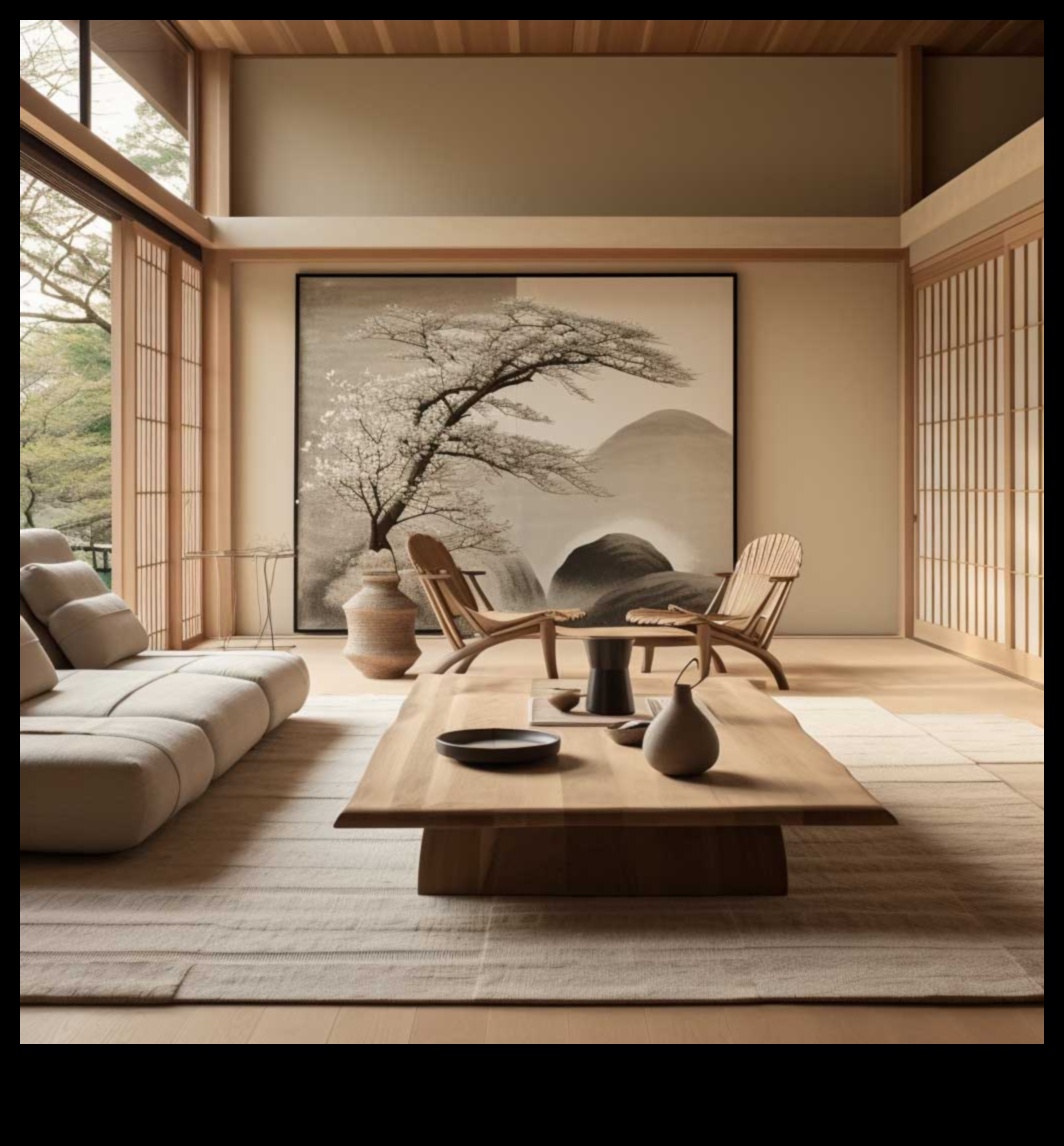 Как мога да включа модерен японски декор за всекидневна за Zen Serenity?