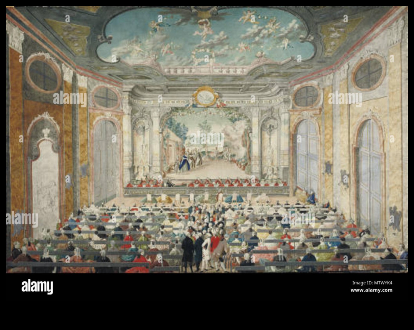 Театрално осветление: драма и представление в рококо изкуството