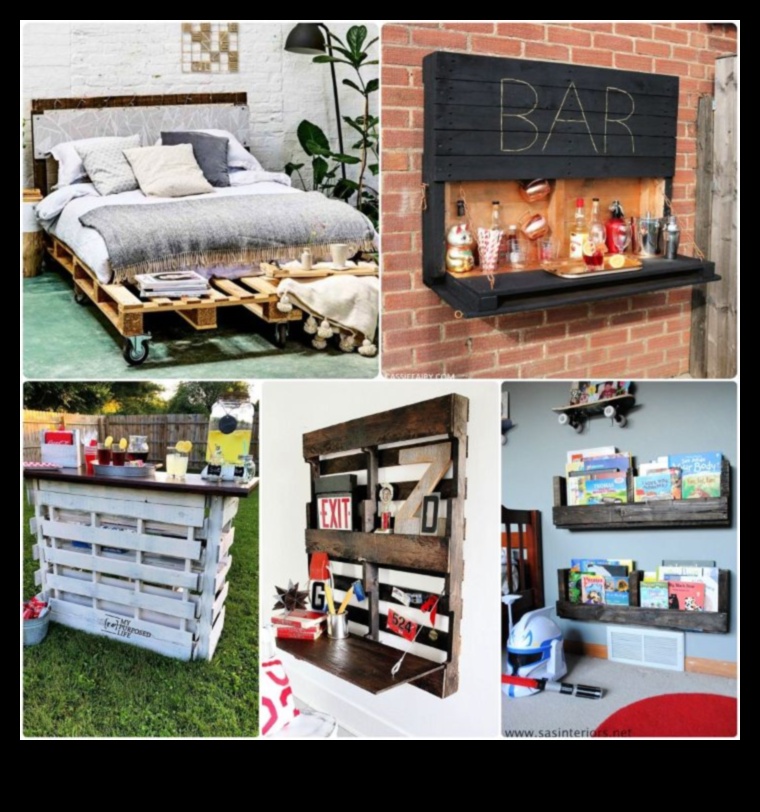 Креативни начини за използване на палети в домашен декор