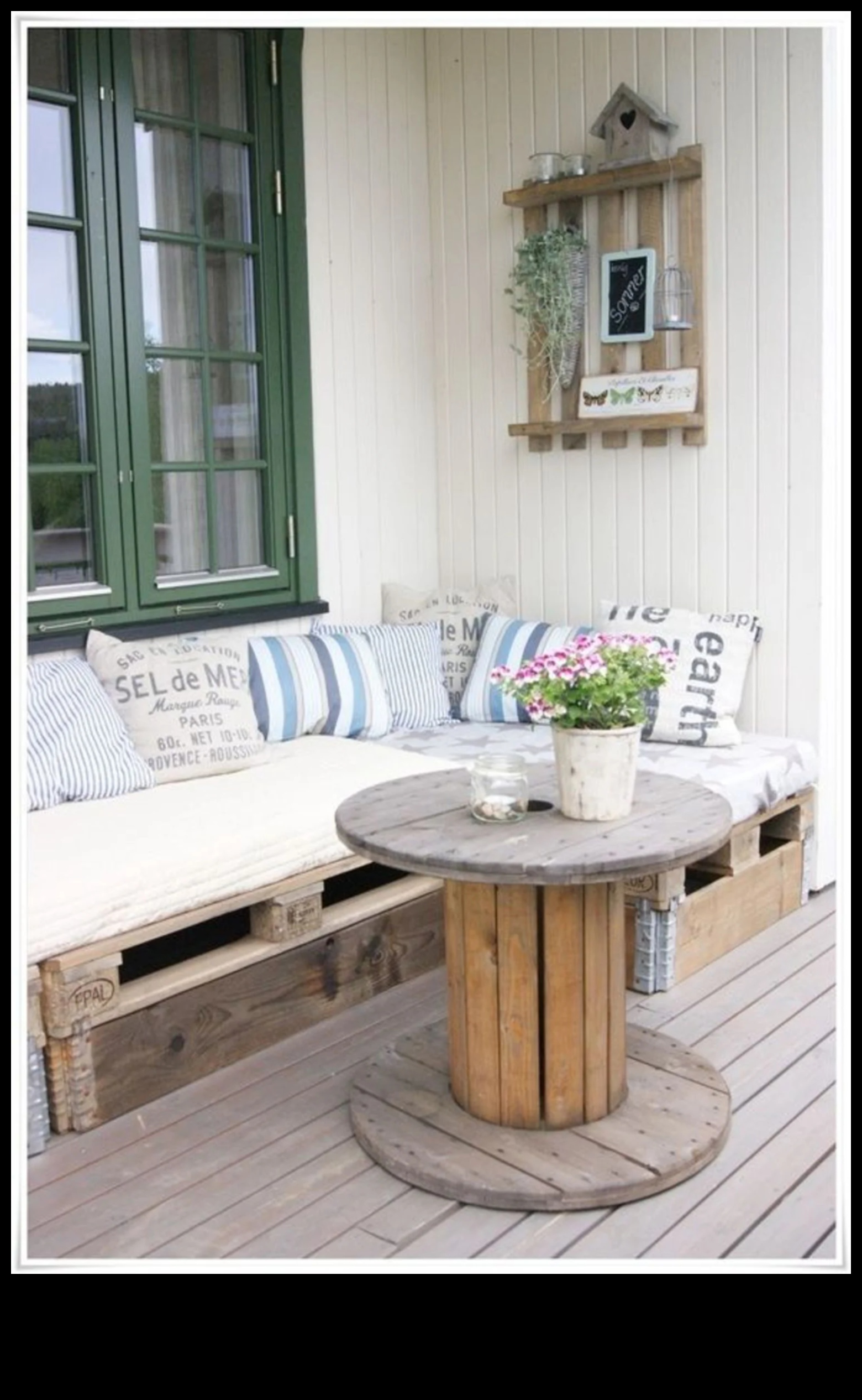 Креативни начини за използване на палети в домашен декор