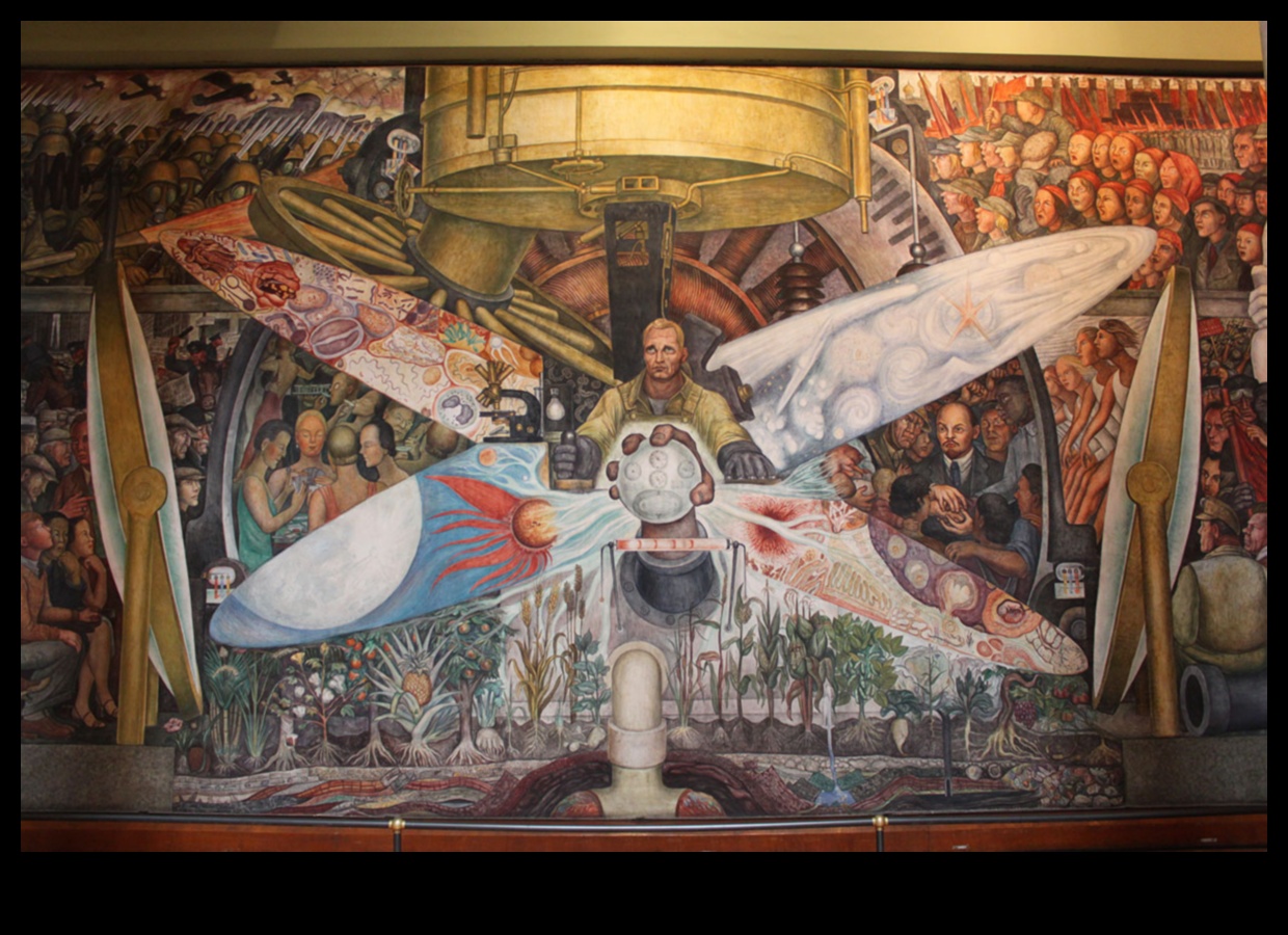 Мексикански стенопис Визуална революция в епохата на модернизма 5 Мексикански стенопис: публично изкуство и социален коментар в модернизма