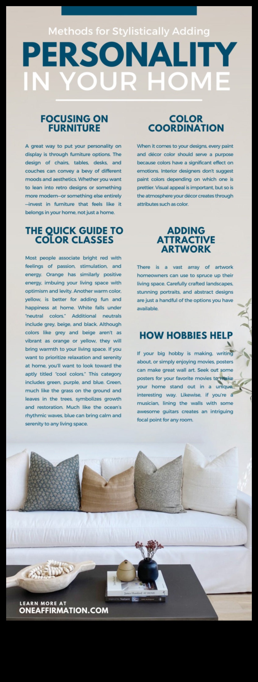 7 начина да добавите индивидуалност към своя интериорен дизайн 1 10 вдъхновения за интериорен декор, за да издигнете дома си