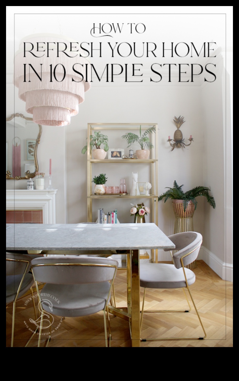 Искате да освежите домашния си декор? Следвайте тези предложения